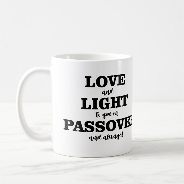 Mug Amour Et Lumière Pour Vous Sur La Pâque Et Toujour (Gauche)
