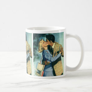 Mug Amour et romance vintage, danse de Noël