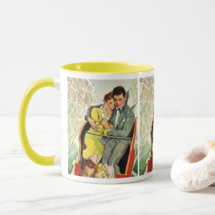 Mug Amour et romance vintage, Montagnes Russes
