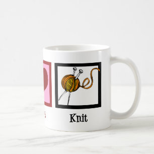 Mug Amour et tricot de paix