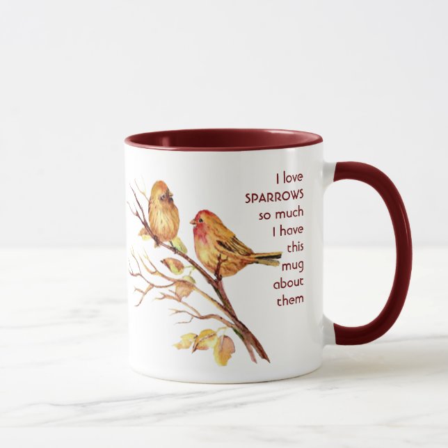 Mug Amour FAMILLE SPARROW tellement je me moque Citer  (Droite)