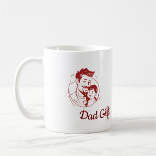 Mug Amour fête des pères - Papa & Bébé Embrace Silhoue