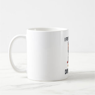 Mug Amour fou pour le chien Dobermann Cœurs rouges_1