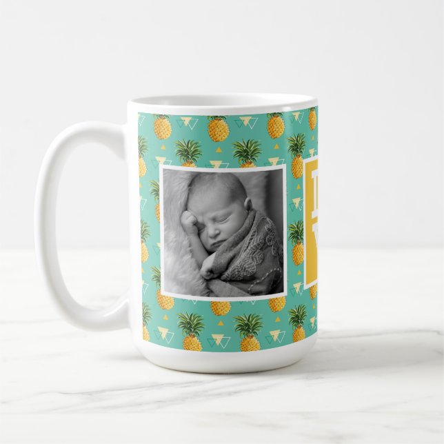 Mug AMOUR géométrique du motif | d'ananas avec des (Gauche)