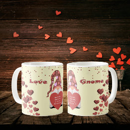 Mug Amour Gnome Joyeux Jour des Valentines