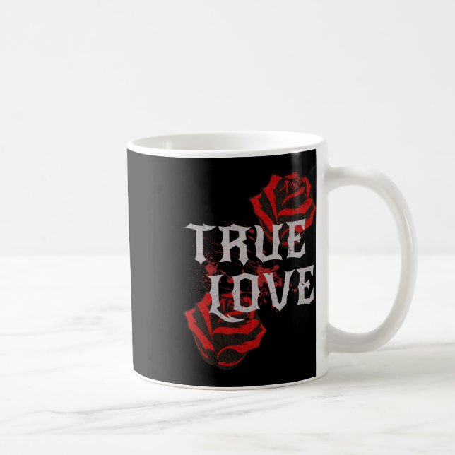 Mug Amour gothique rose punk Saint-Valentin étudiant m (Droite)
