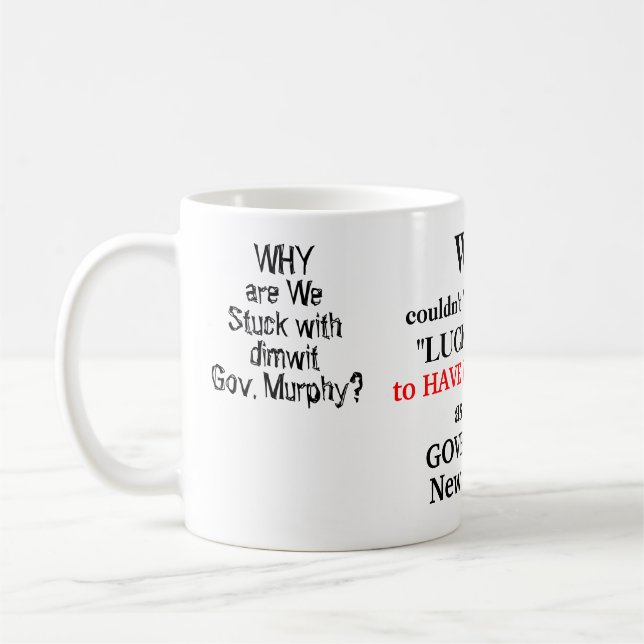 Mug Amour Gov. DeSantis Dimwit Gov. Murphy (Gauche)