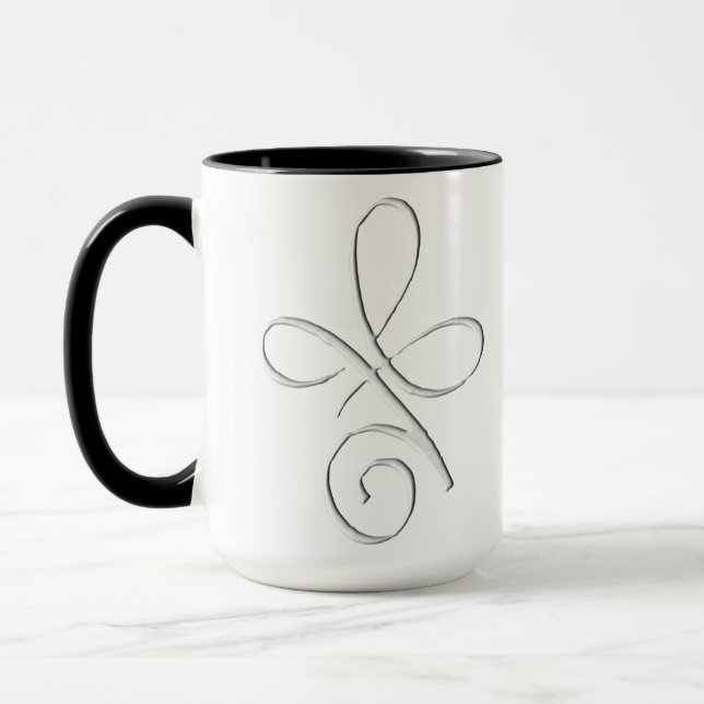 Mug Amour inconditionnel d'argent (Gauche)