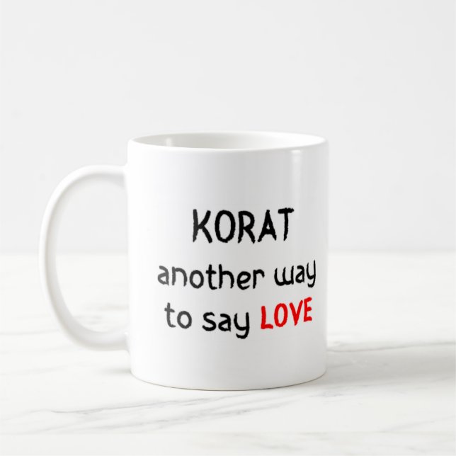Mug amour korat (Gauche)