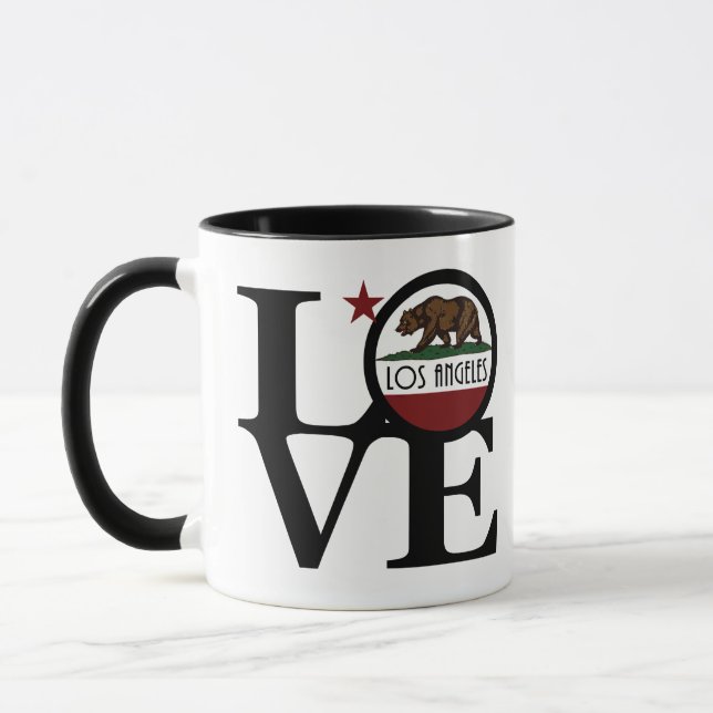 Mug AMOUR Los Angeles Californie  (Gauche)