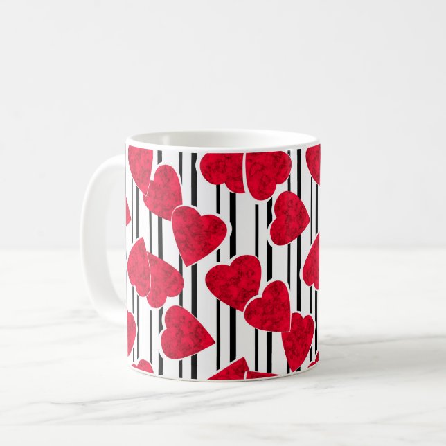 Mug Amour, mariage, Saint Valentin (Devant gauche)