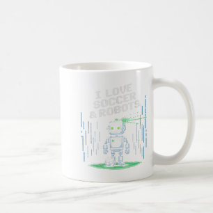 Mug Amour Mignon Football & Robots Juste Un Garçon Qui