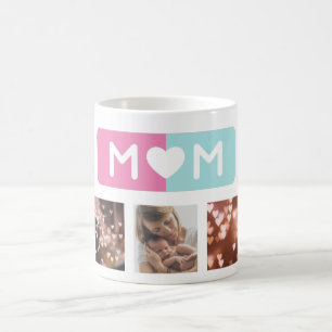 Mug AMOUR MOM   GIRL PINK & GARY BLUE Multi 7 Photo