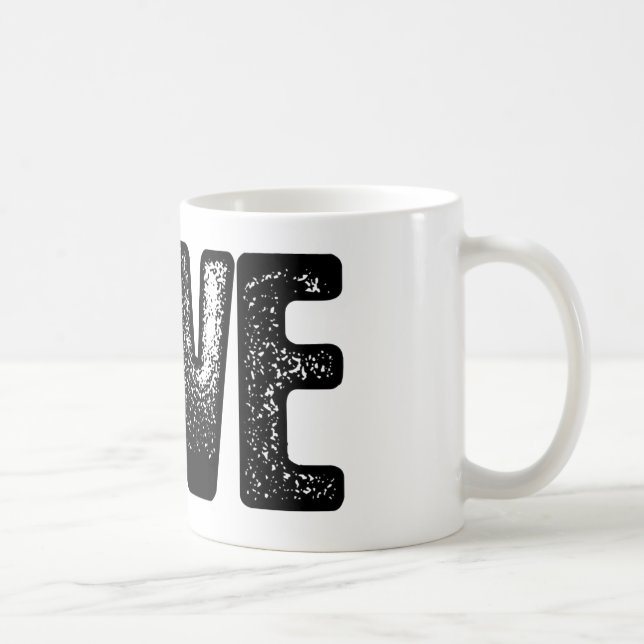 Mug Amour - noir (Droite)