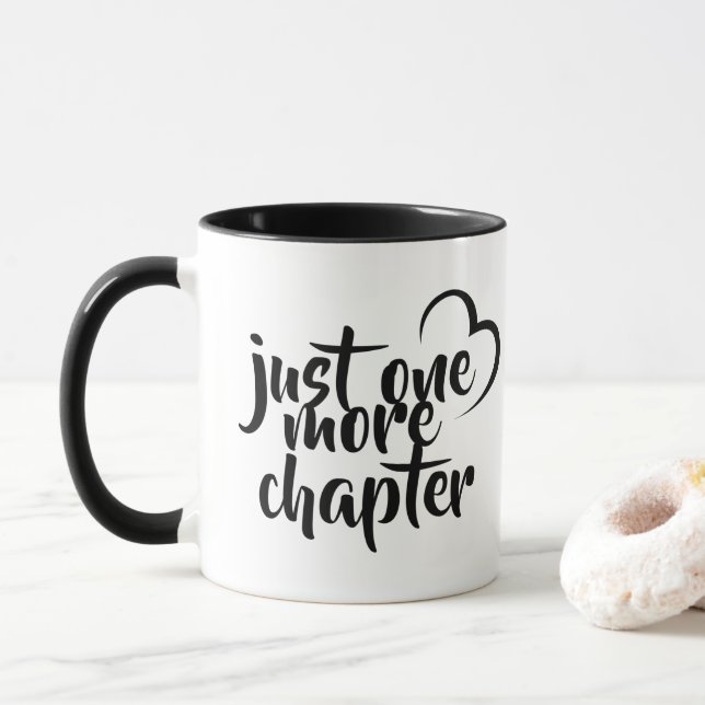 Mug Amour noir juste un plus de chapitre - intoxiqué (Avec donut)