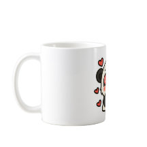 Mug Amour Panda Mignon – Design Yeux de Cœur Kawai