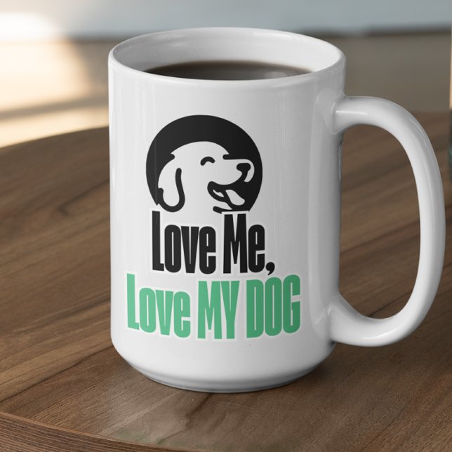 Mug Amour personnalisable J'aime mon chien (Créateur téléchargé)