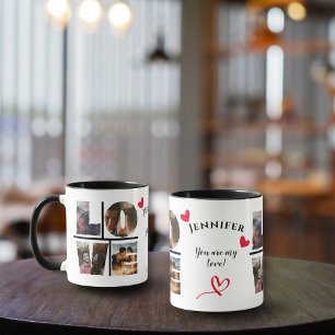 Mug Amour Personnalisé Photo Collage I A Modern Style