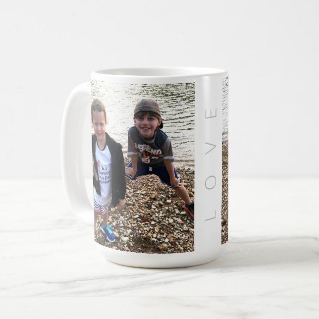 Mug Amour photo personnalisé (Devant gauche)