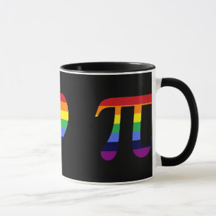 Mug amour pi de paix d'arc-en-ciel