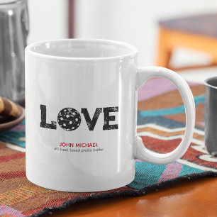 Mug AMOUR Pickleball en détresse