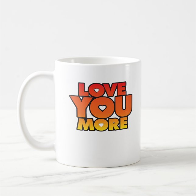 Mug Amour Plus Style Classique Intemporel  (Gauche)