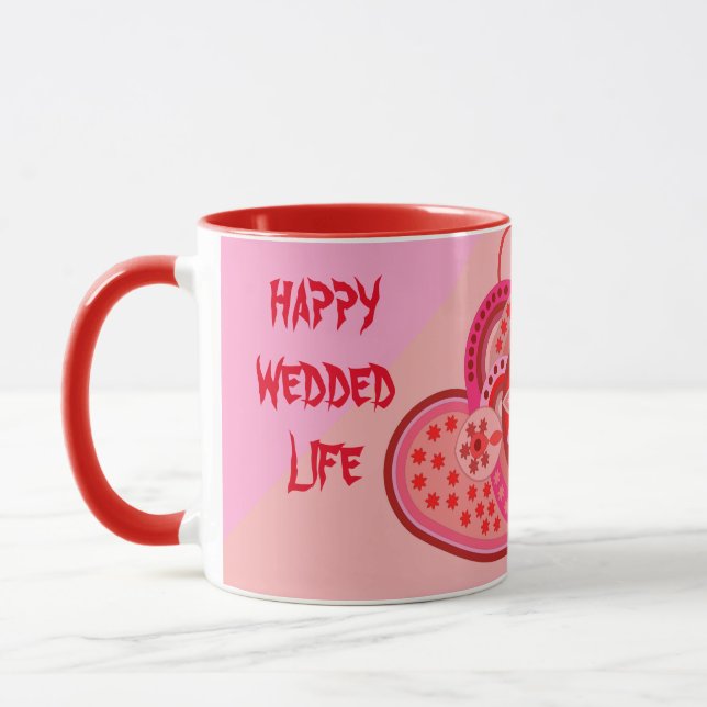 MUG AMOUR POUR COUPLE DE MARIÉS (Gauche)