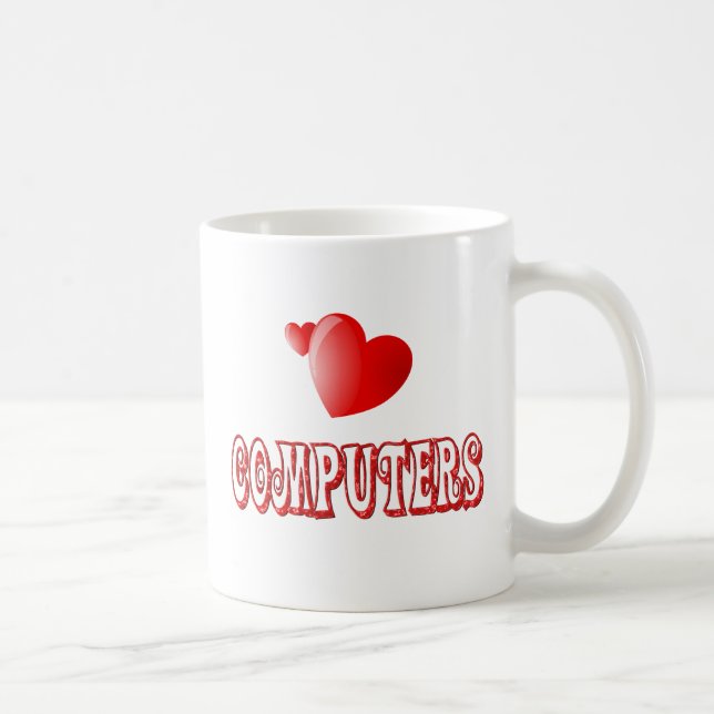 Mug Amour pour des ordinateurs (Droite)