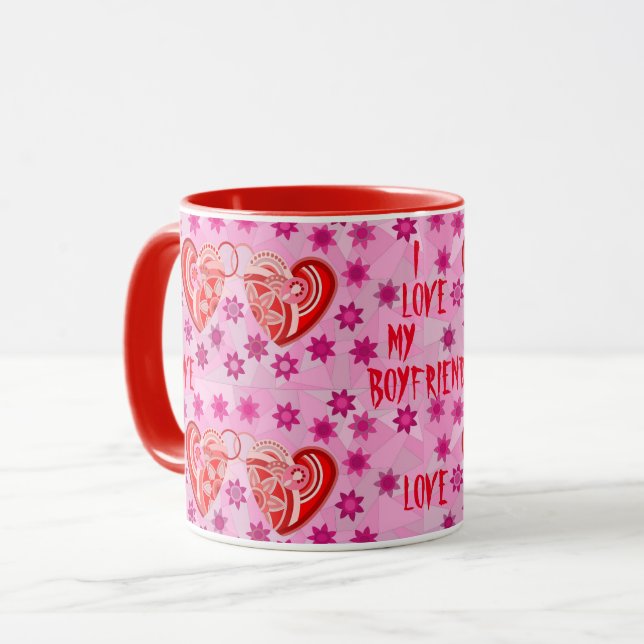 MUG AMOUR POUR PETITE AMIE (Devant gauche)
