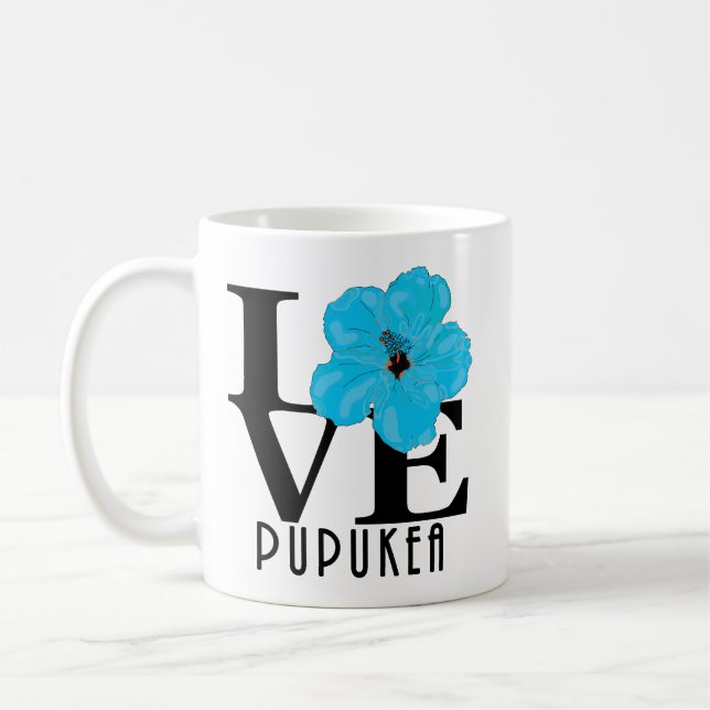Mug AMOUR Pupukea Hawaii 11oz (Gauche)