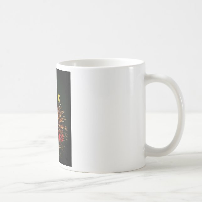 Mug Amour qui éveille le design artistique Abstrait Im (Droite)