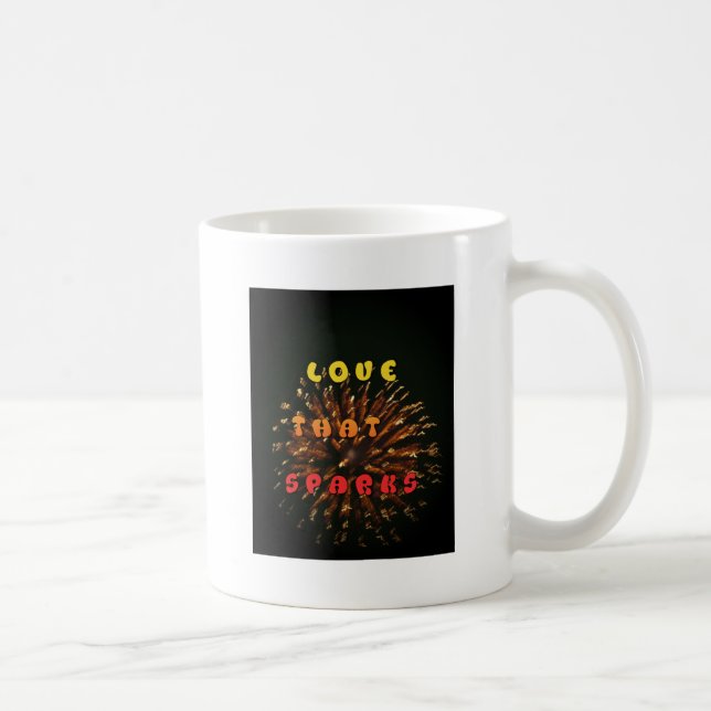 Mug Amour qui éveille le design artistique Abstrait Im (Droite)