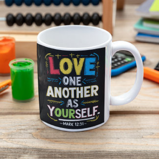 Mug Amour radiant : Embrassez les autres comme vous ch