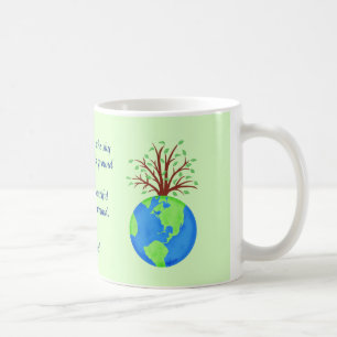 Mug Amour Respect Terre Poème et Nom Art Personnalisé