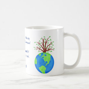 Mug Amour Respect Terre Poème et Nom Art Personnalisé