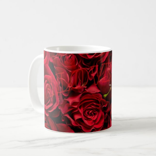 Mug Amour rose (Devant gauche)