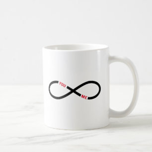 Mug amour, signe d'infini vous et moi interminables