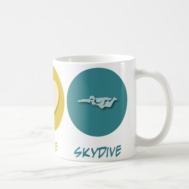 Mug Amour Skydive de paix (Droite)
