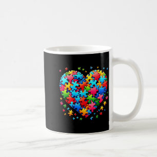 Mug Amour soutien cœur puzzle hommes femmes enfants au
