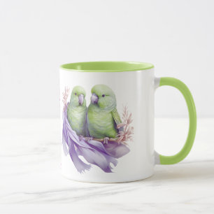 Mug Amour sur une branche - Deux oiseaux en Harmonie