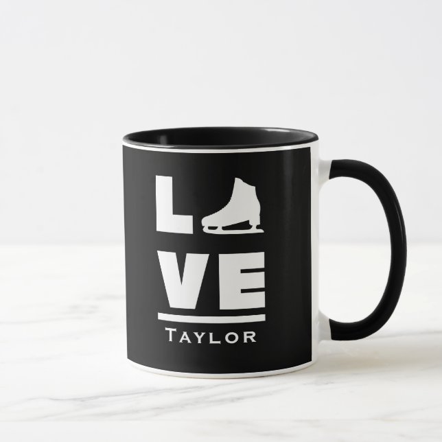 Mug Amour Synchrone Et Patinage En Direct (Droite)
