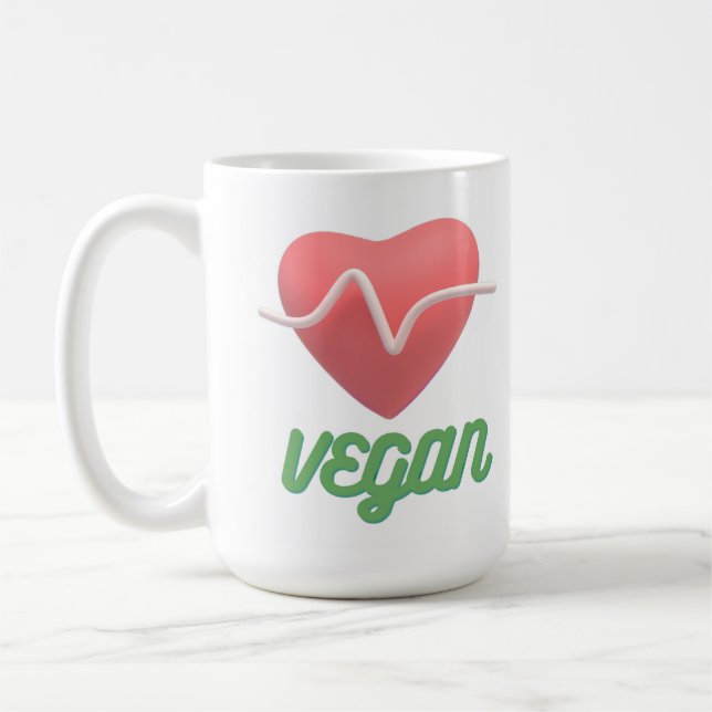 Mug amour végétalien (Gauche)