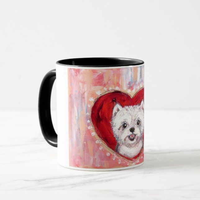 Mug Amour Westie (Devant gauche)