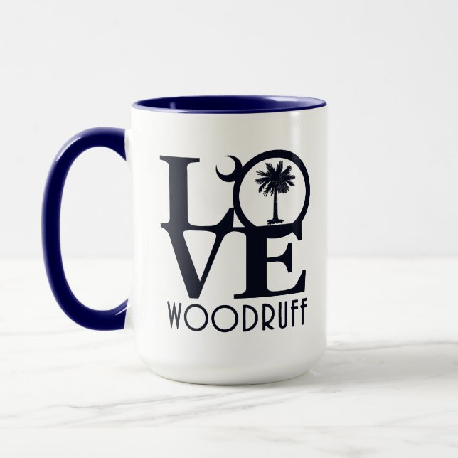 Mug AMOUR Woodruff Caroline du Sud15oz (Gauche)