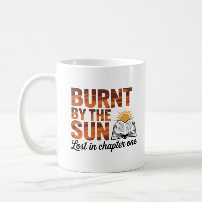 Mug Amoureuse des livres perdue dans le chapitre un (Gauche)