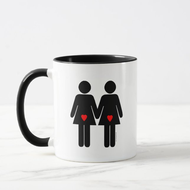 Mug Amoureuses lesbiennes (Gauche)