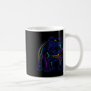 Mug Amoureux de Bouledogue Dessin au trait Bouledogue