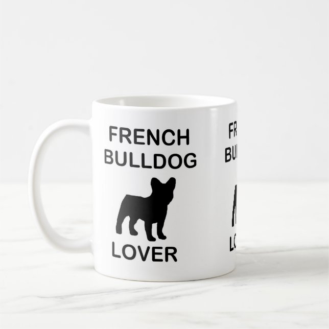 Mug amoureux de bouledogue français (Gauche)