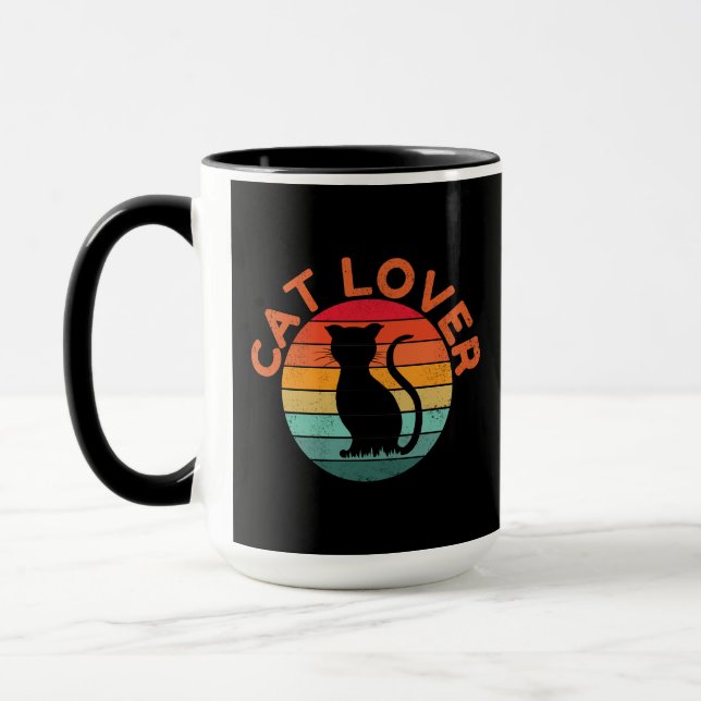 MUG AMOUREUX DE CHATS (Gauche)