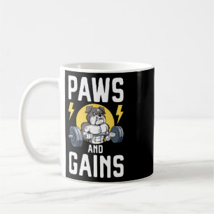 Mug Amoureux de chien de culturisme Vêtements de gym F